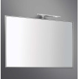 Colombo Design Gallery B2060 - Зеркало для ванной комнаты со светильником 90*50 см, в металлической 