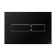 Электронная панель смыва TECElux mini 9240961, стекло, черная