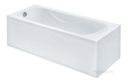 Акриловая ванна Santek Тенерифе 160х70 прямоугольная белая 1WH302357