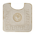 Migliore Коврик д/WC 60х60 см. логотип АФИНА, кремовый, окантовка золото 30776