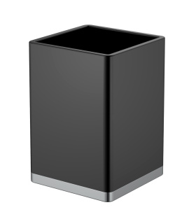Стакан Boheme (10961-B-CR) черный, хром
