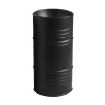 Раковина Kerasan Artwork Barrel 4742K31, 45 x h90 см напольная, слив в пол, черный матовый