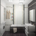Дизайн ванной комнаты маленького размера