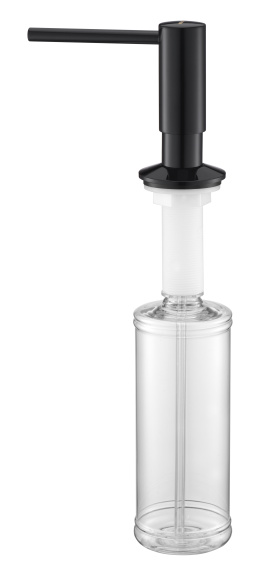 Дозатор для жидкого мыла DECUS, D004-GB, глянцевый чёрный, Paulmark D004-GB