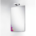 Colombo Design Gallery B2045 - Зеркало для ванной комнаты 100*60 см, в металлической раме (нержавеющ