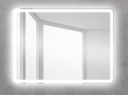 Зеркало BelBagno SPC-MAR-900-600-LED-BTN 90 x 60 см со встроенным светильником