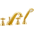 Смеситель на борт ванны Cisal Arcana Ceramic AC00026024, золото