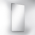 Colombo Design Gallery B2043 - Зеркало для ванной комнаты 90*50 см, в металлической раме (нержавеюща