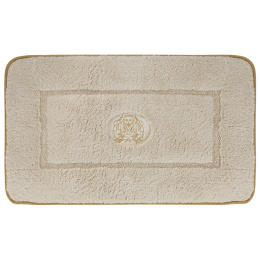 Migliore Коврик д/ванной комнаты 70х140 см. вышивка логотип MIGLIORE, кремовый, окантовка золото 307