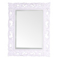 Зеркало Tiffany World TW03427bi lucido в раме 75*95 см, белый глянцевый