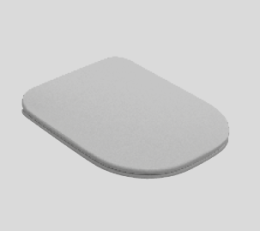 Kerasan Tribeca 519101 Сиденье ”Slim” для унитаза c микролифтом цвет: белый