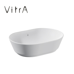 VITRA Geo 7427B003-0012 - Раковина накладная на столешницу 54*40 см (цвет: белый глянцевый)