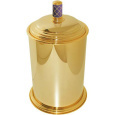 Ведро для мусора Boheme Murano 10907-V-G Золото Фиолетовое