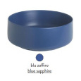Раковина ArtCeram Cognac COL002 16; 00, накладная, цвет - blu zaffiro (синий сапфир), 48 х 48 х 12,5