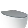 Крышка-сиденье для унитаза c микролифтом SoftClose AeT Dot 2.0 цвет серый матовый C555R116