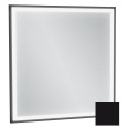 Зеркало Jacob Delafon Allure EB1433-S14, 60 х 60 см, с подсветкой, лакированная рама черный сатин