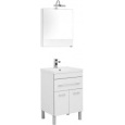 Комплект мебели для ванной Aquanet Верона NEW 58 белый (напольный 1 ящик 2 дверцы)