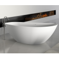 Асимметричная ванна из искусственного камня Riho Granada 170x80 белая BS1800500000000