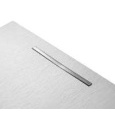 Крышка слива для поддона Jacob Delafon Surface E62620-VS, матовая сталь, 90-120 см
