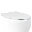 Крышка-сиденье для унитаза c микролифтом SoftClose AeT Dot 2.0 цвет белый C555R100