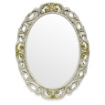 Зеркало Tiffany World TW03642avorio/oro в раме 72*92 см, слоновая кость/золото