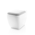 Сиденье с крышкой для унитаза Ceramica CIELO Shui CPVSHTF (белый - хром)