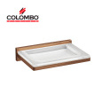 Colombo Design LOOK B1601.VM - Стеклянная мыльница в комплекте с настенным держателем (Vintage Matt)