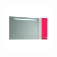 Зеркало шкаф Акватон - ДИОР 120 бело-бордовый 1A110702DR94R