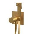 Гигиенический душ со смесителем Remer Edge EG565BG, золото брашированное