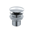 Донный клапан для раковины WasserKRAFT A024 Push-up, с переливом, хром
