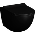 Унитаз подвесной Vitra Sento (7748B083-0101) черный, матовый