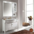 EBAN Federica Комплект мебели,  с зеркалом-шкафчиком Singolo, 108см,цвет NOCE