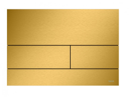Клавиша смыва Tece Square II 9240839 для унитаза PVD Polished Gold Optic