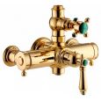 Гигиенический душ с термостатом настенный золото Nicolazzi Termostatico 4917OR1878+ комплект