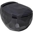 beWash Bekinger 87303206 Унитаз подвесной с сиденьем микролифт черный глянец