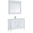 Комплект мебели для ванной Aquanet Селена 120 белый/серебро