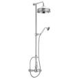 HUBER Victorian Настенная душевая система:термостатический смеситель для душа,верхний душ Easy Clean