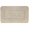 Фото Migliore Коврик д/ванной комнаты 70х140 см. вышивка логотип MIGLIORE, кремовый, окантовка золото 307