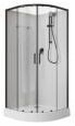 Фото Душевая кабина 80x80x202 Aquanet (00281984) Без гидромассажа, Акрил, Поддон низкий