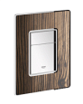 Клавиша смыва Grohe Skate Cosmopolitan Wood (38849HR0) хром, дерево