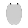 Фото Сиденье с крышкой для унитаза Globo Ronda (RA021) хром, белый