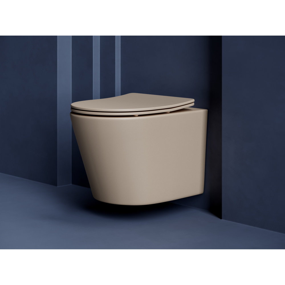 Подвесной унитаз Ceramica Nova Balearica CN6000MC Rimless с сидением
