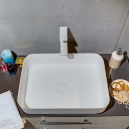 Фото Раковина Loreto lungo 495, Montebianco 12017