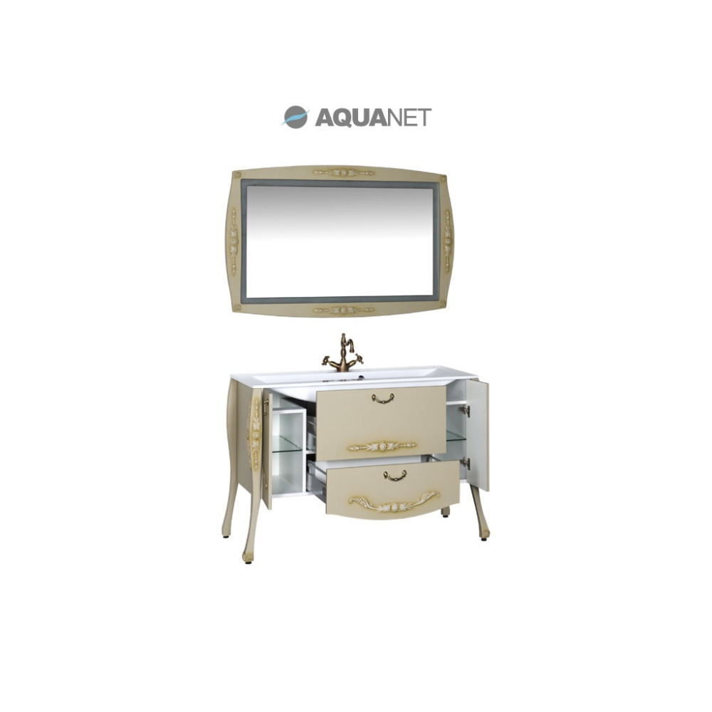 Мебель для ванной Aquanet Виктория 120 олива