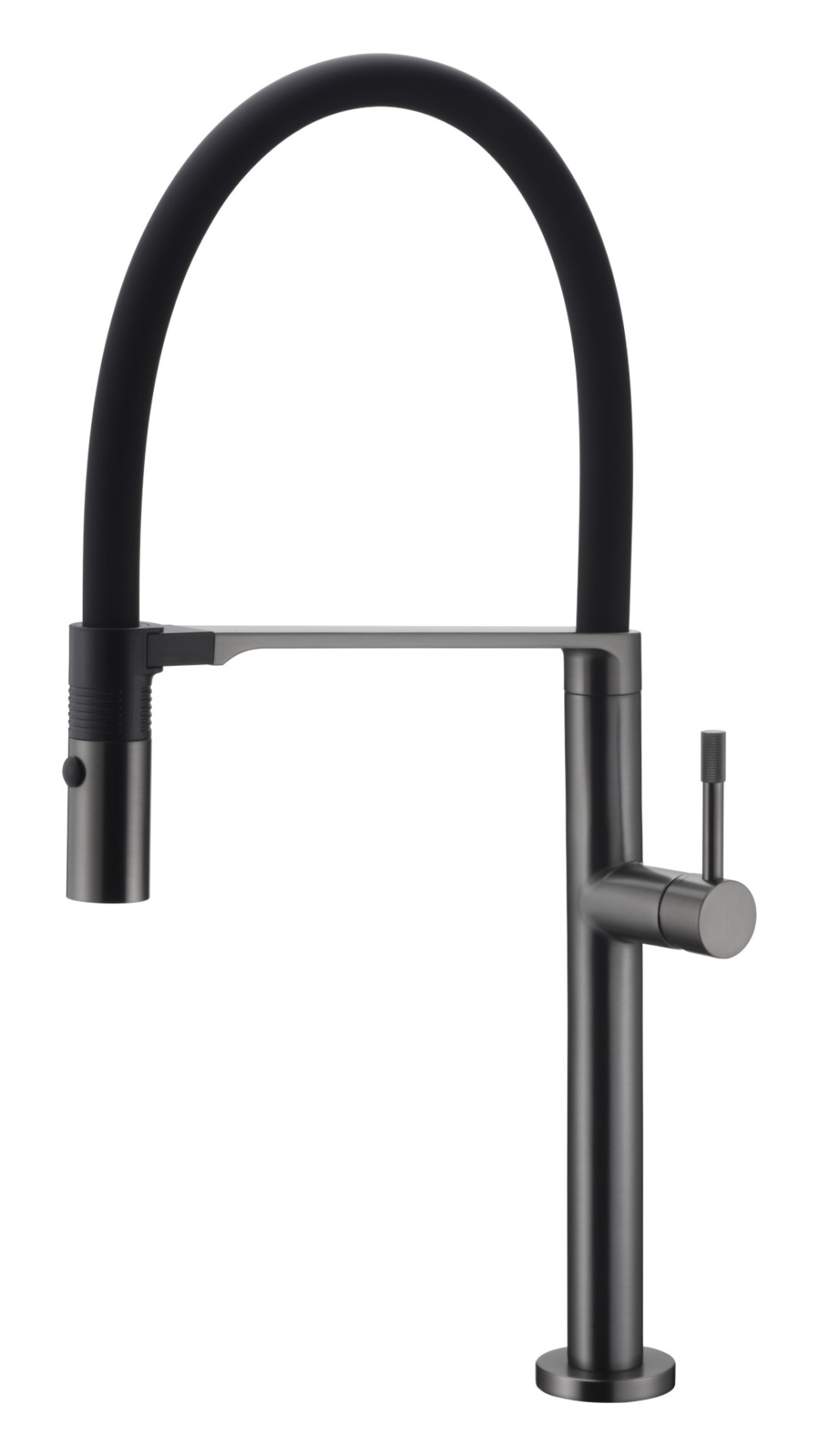 Фото Смеситель для кухни Boheme Uno (114-GM) сталь