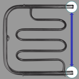 Водяной полотенцесушитель Energy Mix 60х60