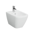 Биде VitrA Integra Square (Интегра Скуэр) 7083B003-0288 подвесное белое с отверстием под смеситель