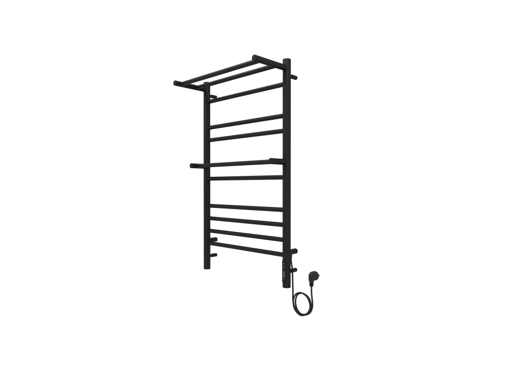 Полотенцесушитель электрический Aquatek Альфа (AQ EL RRP1090BL), цвет черный