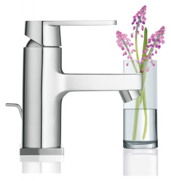 Фото Смеситель Grohe Quadra 32631KS0 для раковины, черный бархат