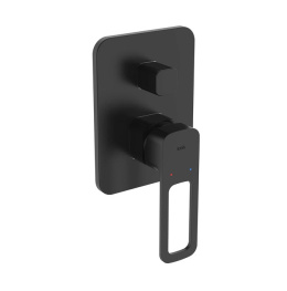 Фото Встраиваемый смеситель с двумя выходами черный IDDIS Slide (SLIBL00i67)